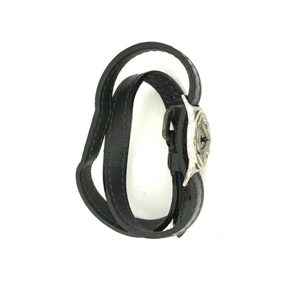 Louis Vuitton LV Logo Leather Bracelet /5L0177 - Picture 6 of 8